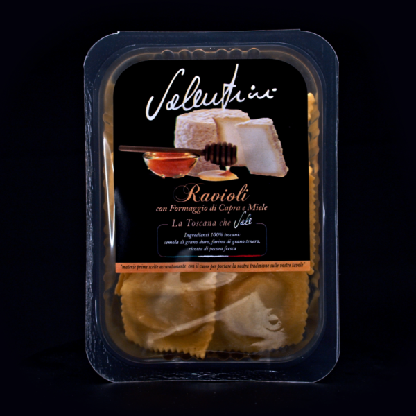Ravioloni con Formaggio di capra e Miele