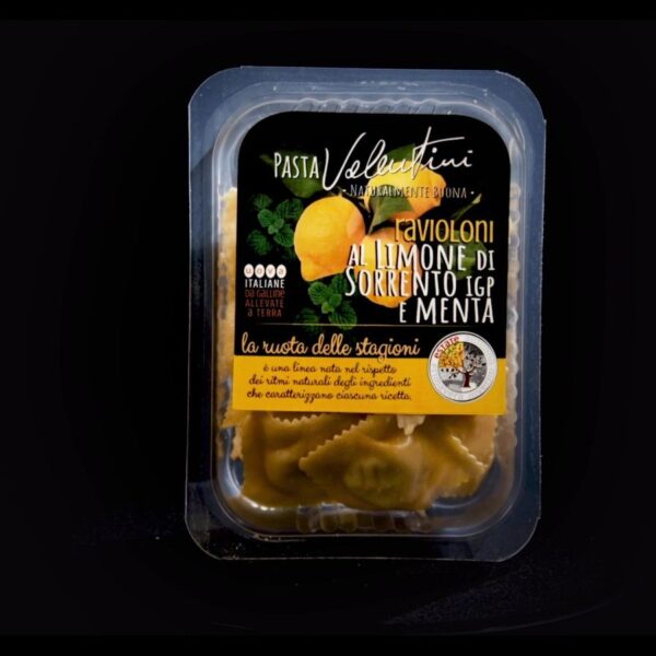 Ravioloni al Limone di Sorrento IGP e Menta